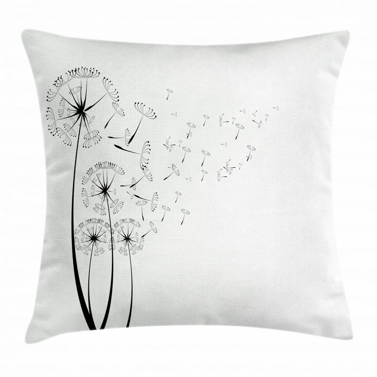 home accessories decor dandelion flower cushion cover